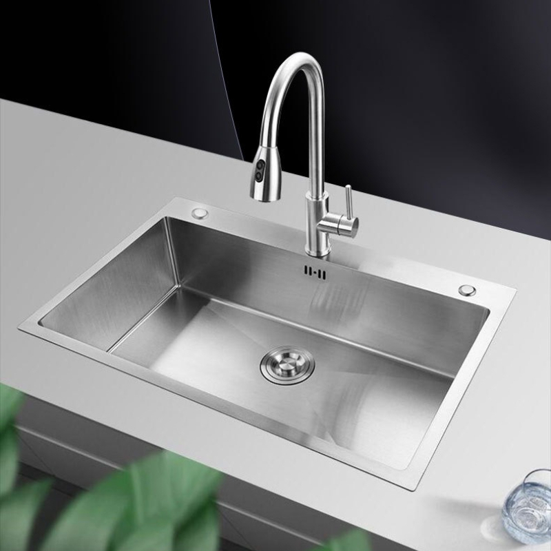 Home Improvement Kitchen Set - Paslanmaz Çelik Mutfak Lavaboları Üç Delikli