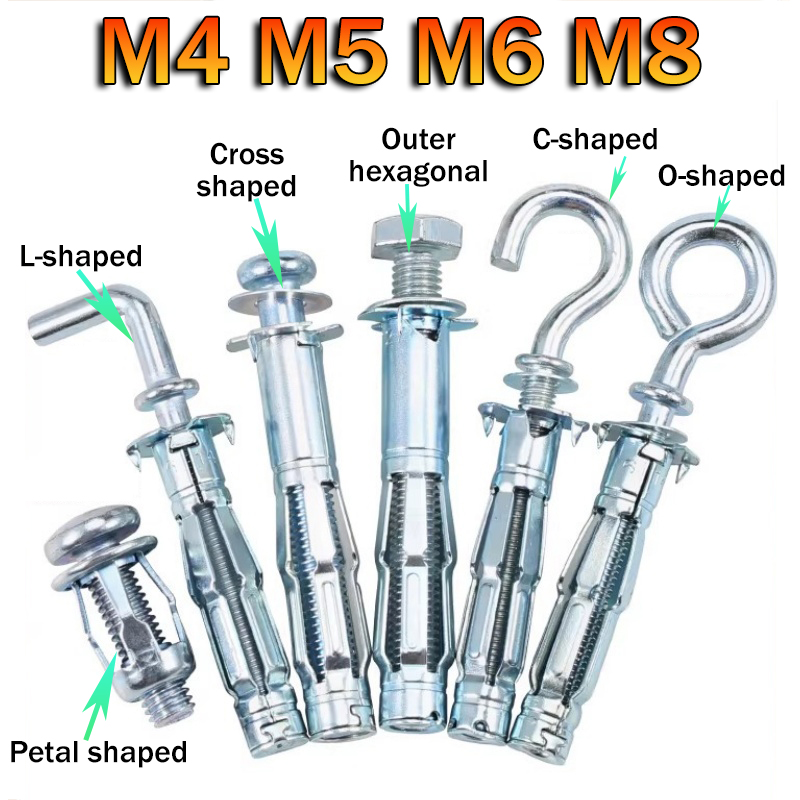 Drywall Anchor Screw - M4 M5-M8 Alçıpan Dübeli, Alçıpan Deliği