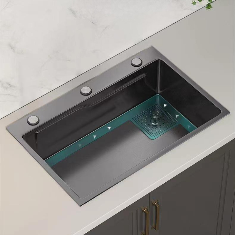 Home Improvement Kitchen Set - Kalınlaştırılmış Mutfak Lavaboları Paslanmaz Çelik Nano-el