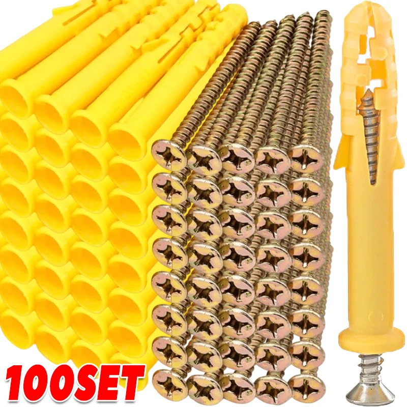 Drywall Anchor Screw - Plastik Boru Genişletme Duvar Ankrajları Tıkaç