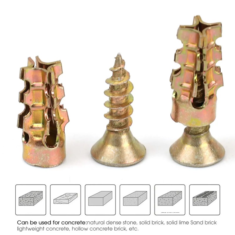 10/100 Adet Tırtıllı Genişletm - Drywall Anchor Screw incelemesi ve fiyatı