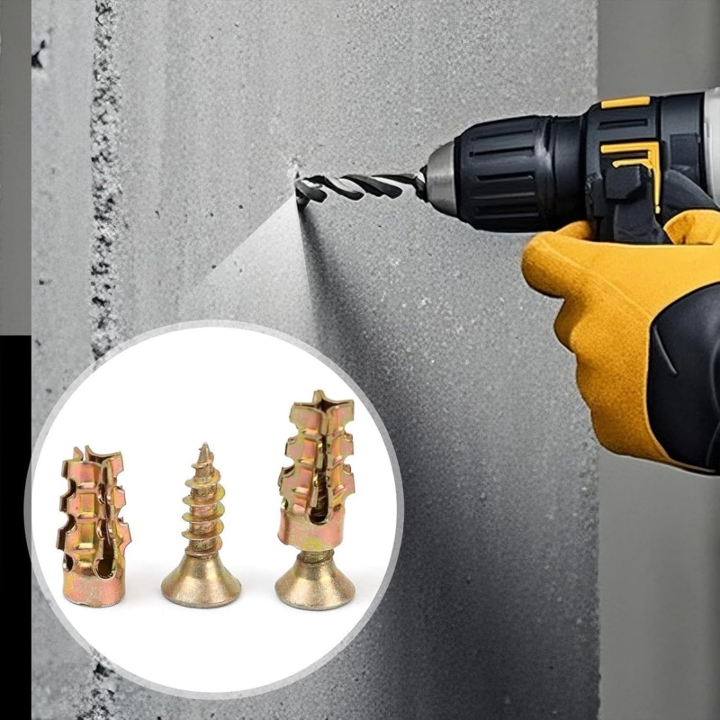50/100 adet taş genleşme vidas - Drywall Anchor Screw incelemesi ve fiyatı