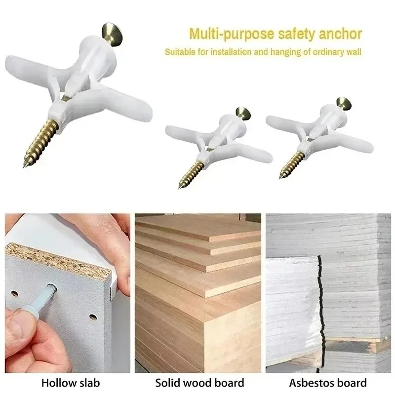 20-200 adet uçak genişletme fi - Drywall Anchor Screw incelemesi ve fiyatı