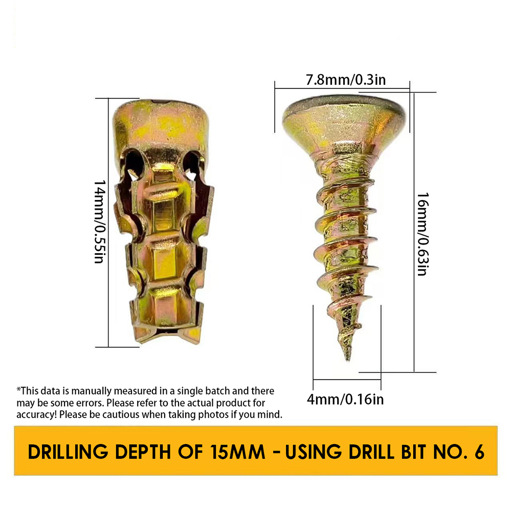 6*14mm kapı menteşesi iplik ta - Drywall Anchor Screw incelemesi ve fiyatı