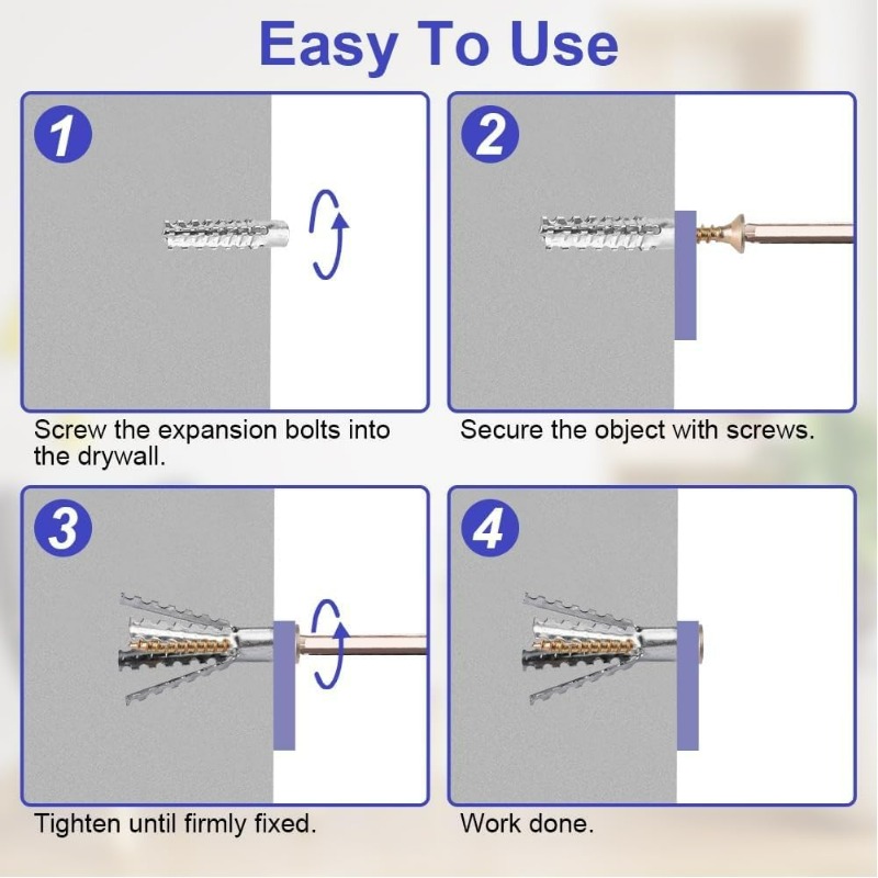Ağır Hizmet Tipi Çelik Duvar A - Drywall Anchor Screw incelemesi ve fiyatı