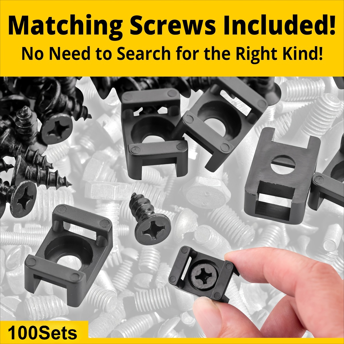 100 Takım Vidalı Kablo Bağı Ba - Drywall Anchor Screw incelemesi ve fiyatı